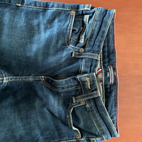 Tommy Hilfiger boys' pants like new, blue, size 128 cm