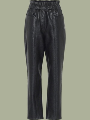 Philosophy Di Lorenzo Serafini vegan leather pants used, size 40 S/M