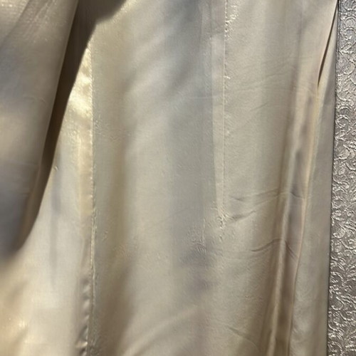 Bella P coat beige like new with golden details
