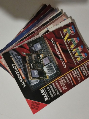 RAM magazine, 8 issues from 1991