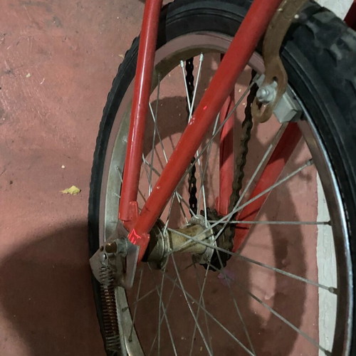 Alpine vintage BMX used with brakes and tires fully functional