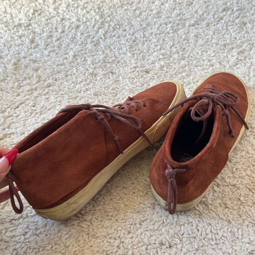 Vans brown suede boots used size 40.5