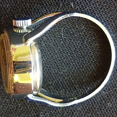 Chaika USSR ring watch used, excellent condition