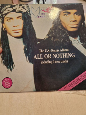 Milli Vanilli All Or Nothing The U.S. Remix Album vinyl LP used