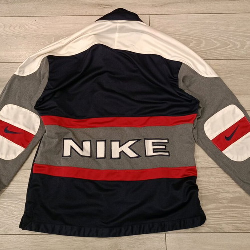 Nike retro jacket with buttons, vintage style, size M