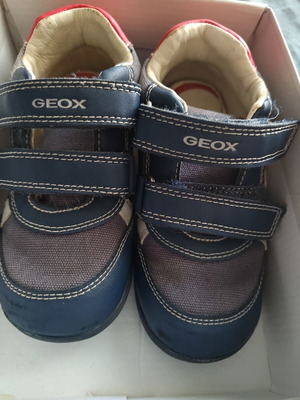 Παιδικά Sneakers Geox B Elthan B. A μέγεθος 25 μεταχειρισμένα, μπλε και κόκκινα