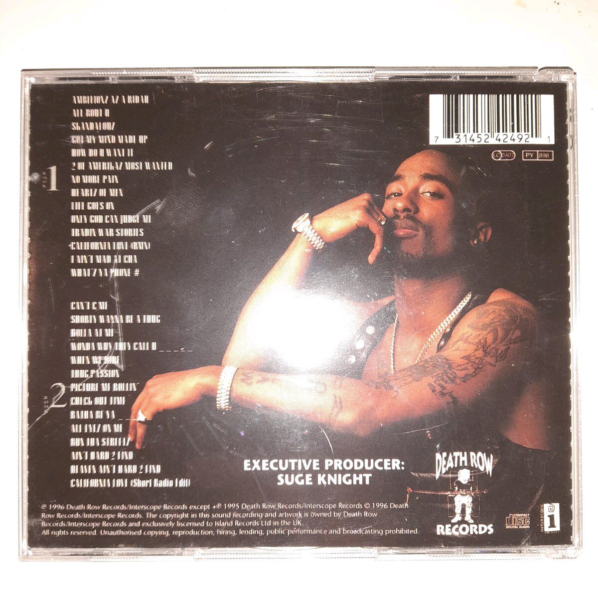 2PAC All Eyez On Me 2xCD used, hip-hop - € 40,00 - Vendora.cy