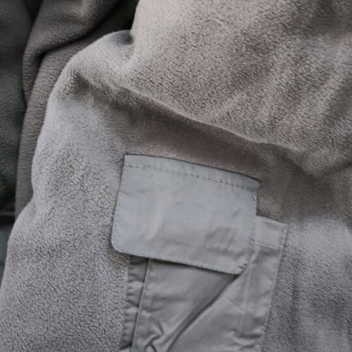 ANEK LINES work jacket new, blue XL with insulation and hood