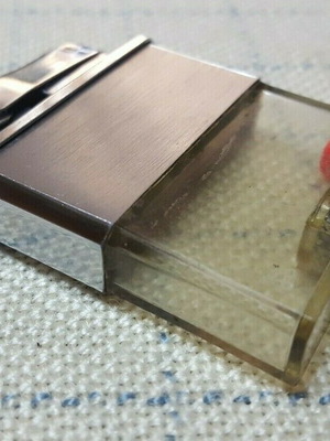 Αναπτήρας βενζίνης vintage transparent μεταχειρισμένος, Made in Japan 50/60s