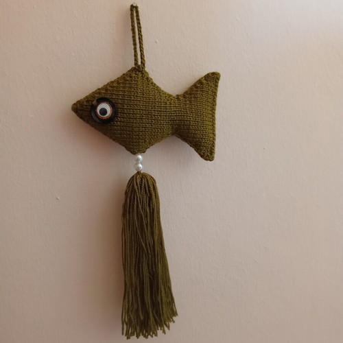 Handmade fish with needles new
