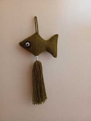 Handmade fish with needles new