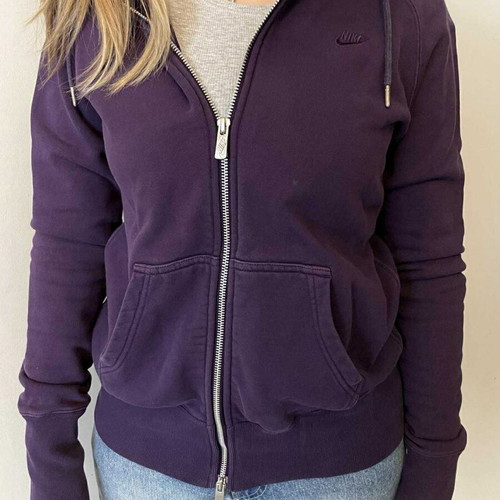 Nike women's full-zip hoodie purple size M like new