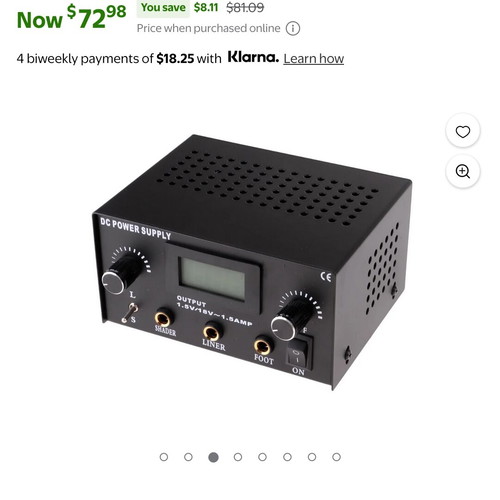 Professional Tattoo Power Supply like new