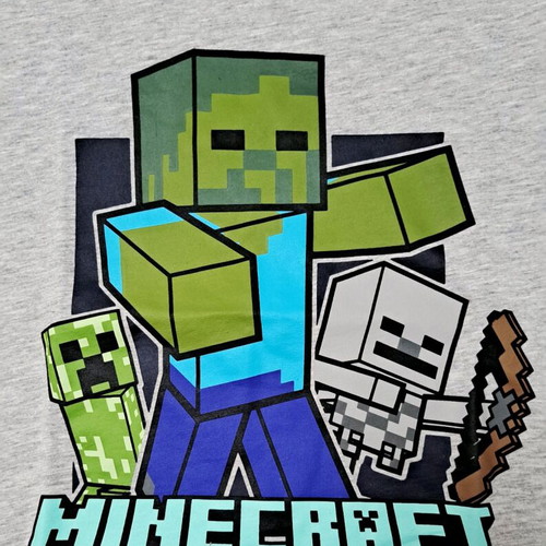 Minecraft pajama used for boy 10 years 140 cm, cotton