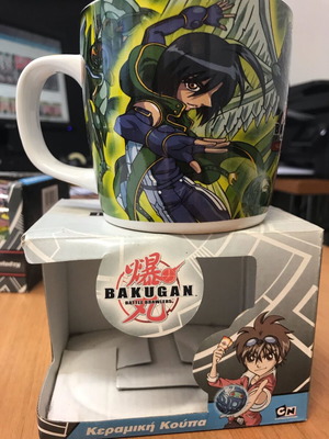 OFFER: 2 Bakugan & Battle Brawlers Double-Sided Mugs!! CARTOON NETWORK