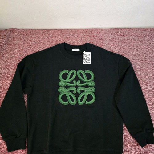 Loewe sweatshirt new xl black with embroidery