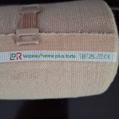 Elastic Compression Bandage 10cm x 4m new, Velpeau veine plus forte