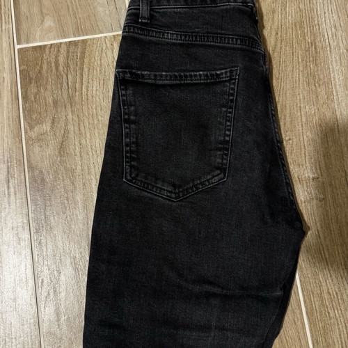 Zara ankle-length jeans like new, black and gray, size S