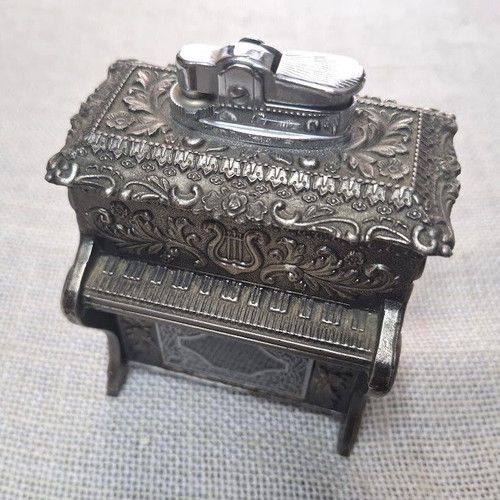 Sankyo vintage music lighter used, metal, 1970s