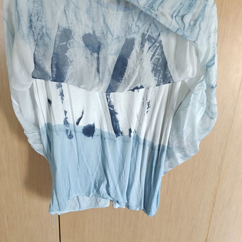 Attrattivo Oversized Top One Size Like New, Silk Print