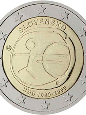 SAC Σλοβακία 2 Ευρώ 2009 UNC ΟΝΕ