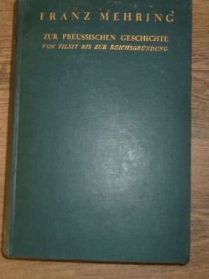 Franz Mehring Zur Preussischen Geschichte book