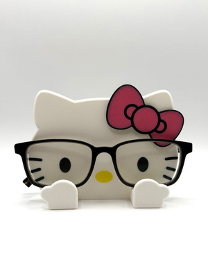 3D Printed Glasses Stand, Hello Kitty Design