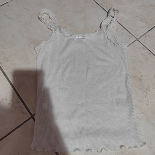 White sleeveless top H&M size small like new