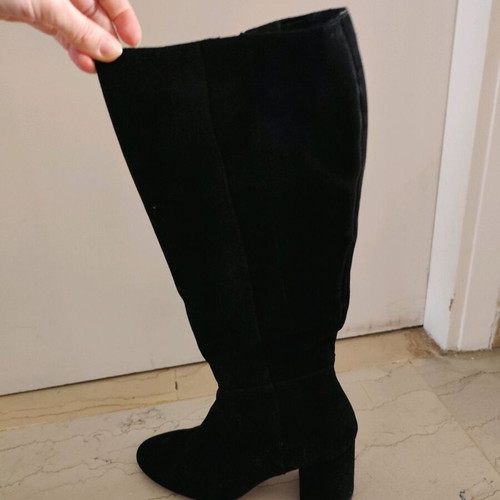 Rylko boots natural suede new, size 38, black