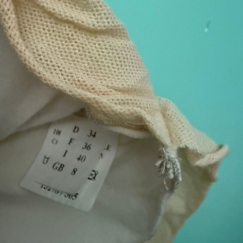 Esthis Beige Sleeveless Top 100% Cotton like new