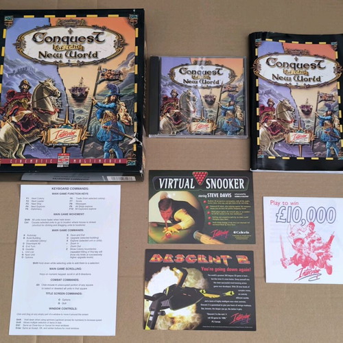 Conquest Of The New World PC CD-ROM like new, Big Box