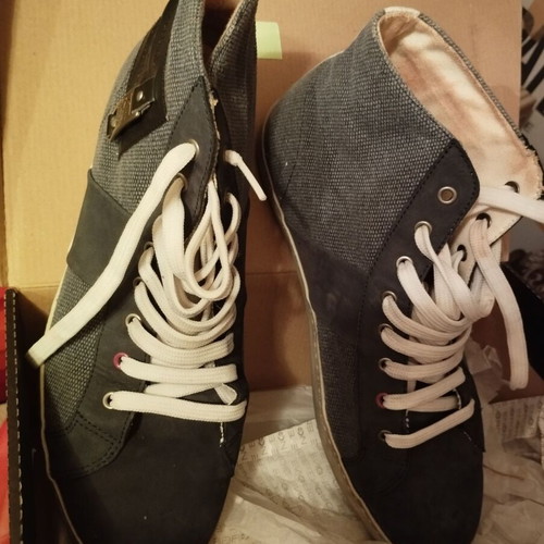 Men's sneakers used, size 43, gray
