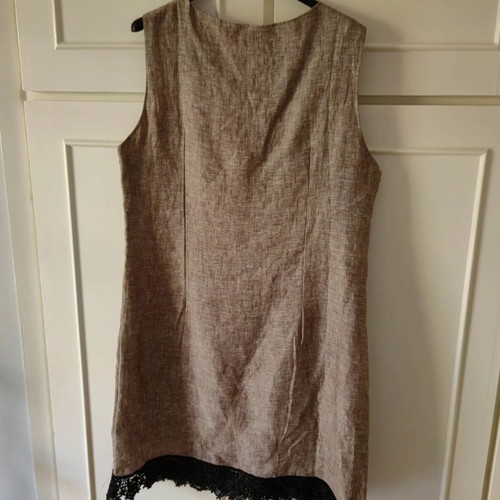 Sivati linen dress size large like new with lace details