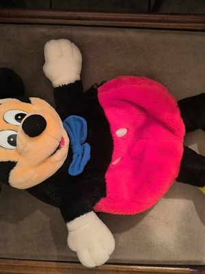 Mickey λούτρινη τσάντα πλάτης σαν καινούργιο