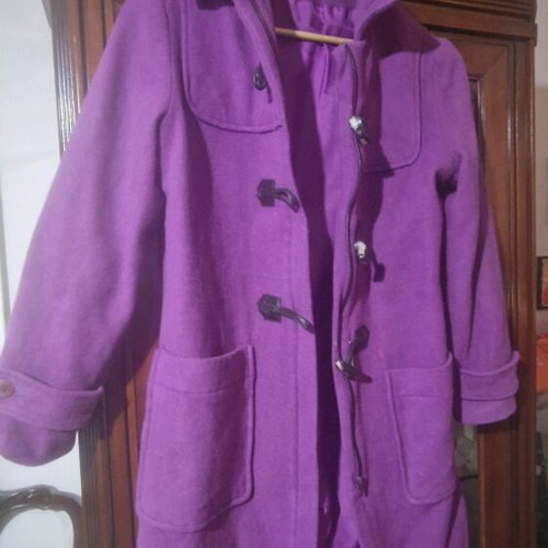 Artisti Italiani wool women's coat like new, purple