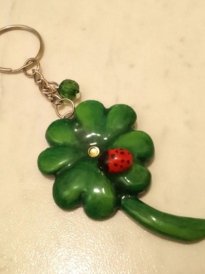 Handmade four-leaf clover new, hanging decoration