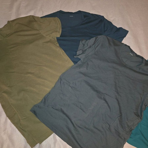 Combo 3 Tezenis T-shirts XXL like new, blue and green