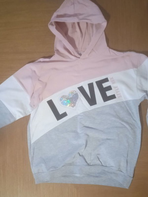 Nek Kids Wear lightweight hoodie size 12y like new, gray