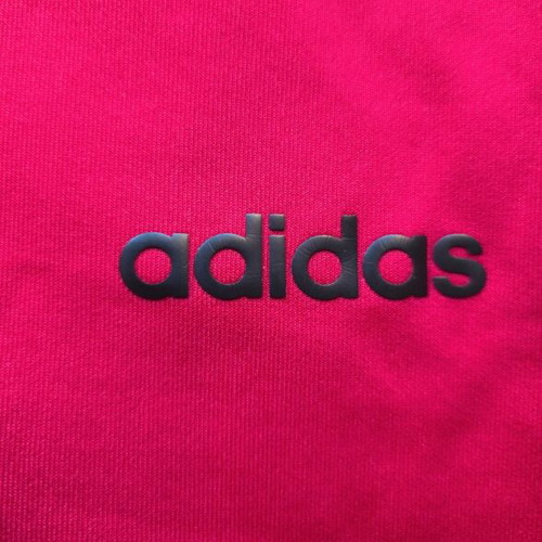 Adidas Taped Sleeve Track Jacket, red and black, large