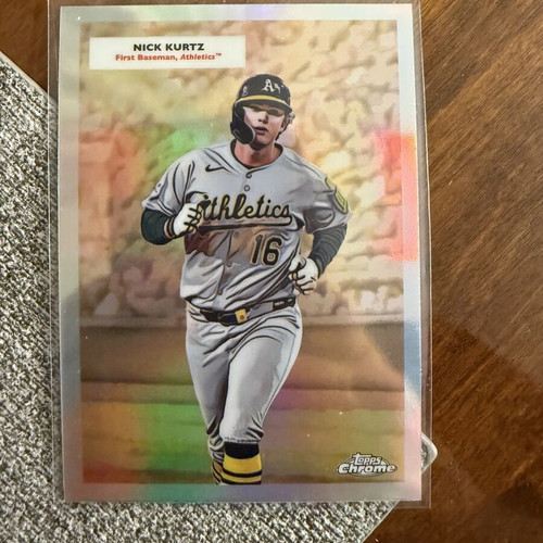 Nick Kurtz Topps Chrome Platinum Baseball Card 2026 Athletics