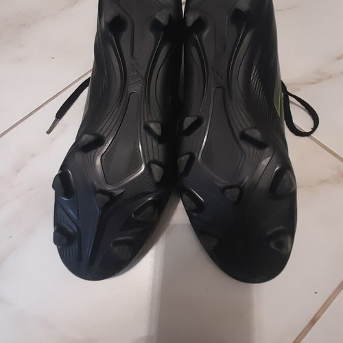 Adidas Performance F50 Club football shoes, black with studs, size 42