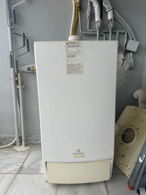 Immergas gas boiler with temperature controller