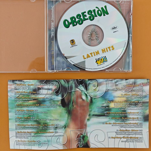 Obsesión – Latin Hits CD like new, Latin hits collection