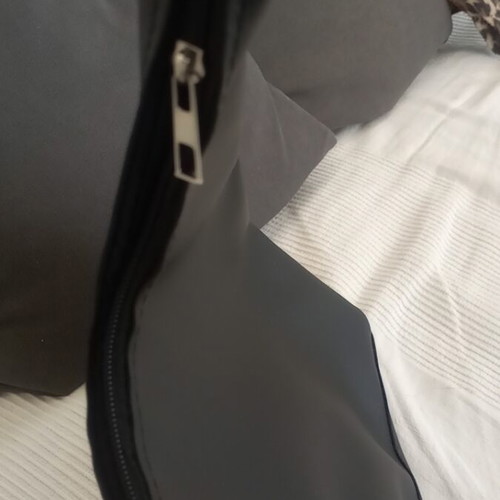 Shoulder bag new lightweight with zipper black