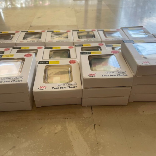 Apple Watch 45mm Tempered Glass Cases Bundle 29 Colors with 2 Gifts new