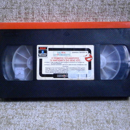 The Real Ghostbusters VHS used, dubbed