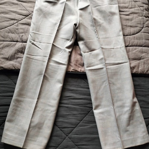 Men's suit gray used with jacket and trousers size M