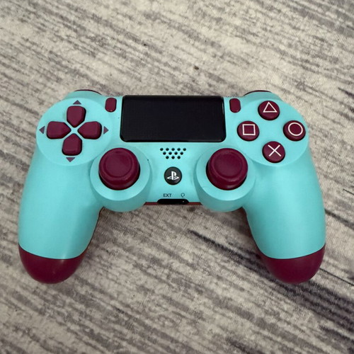 Sony PS4 controller turquoise used with faulty right joystick