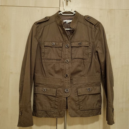 Military jacket Zara used, size L, khaki