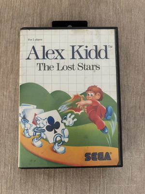 Alex Kidd Lost Stars Sega Master System game used